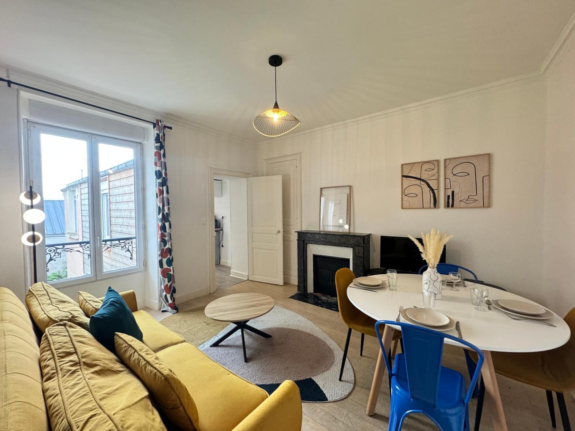 Jaures 2 - Tramway - Gare - Centre - 4 Pers Apartment Le Mans Bagian luar foto
